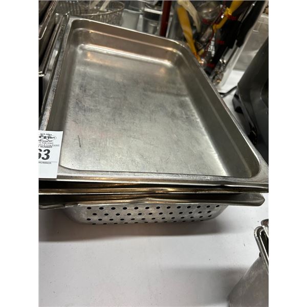 3-Full By  2"/Perf Pans - 3 X $