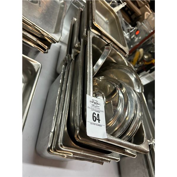 10-Third Size Insert Pans - 10 X $