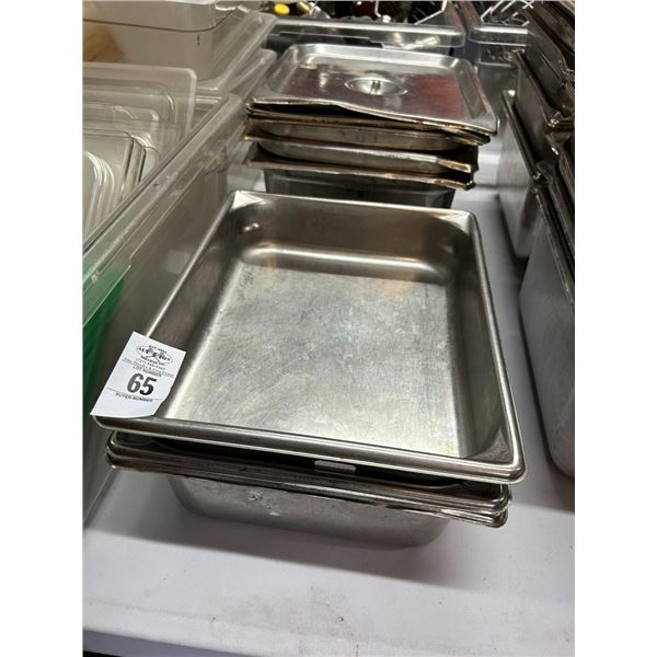 6-Half Size Insert Pans - 6 X $