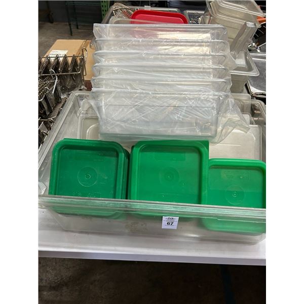 Large Lot Cambro Insert Pans