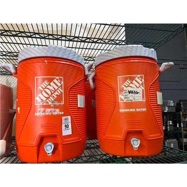 4 HD Rubbermaid Water Jugs - 4 X $