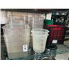 Image 1 : Asst. Cambro Measuring Bins/Lids