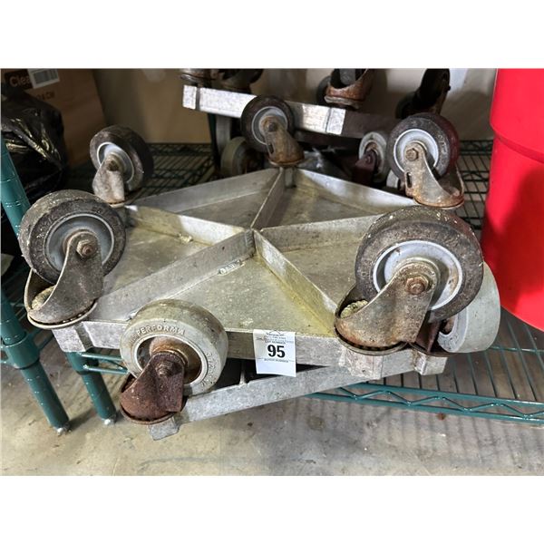 4-Food Grade Dolly  5 Casters - 4 X $