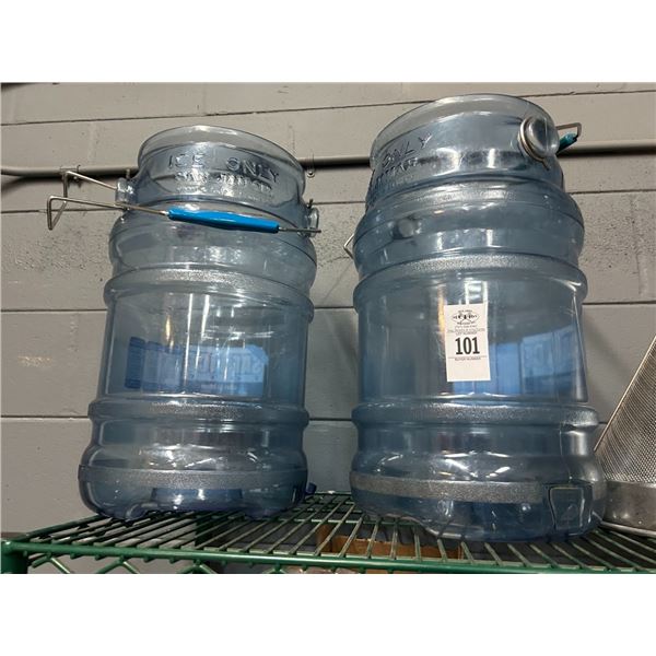 Safety Ice Buckets - Pair