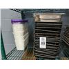 Image 1 : 1"  Square Pans 19, Sixth Size Insert Pans/Lids