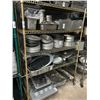 Image 1 : Gold Coated 5 Shelf Storage Cart