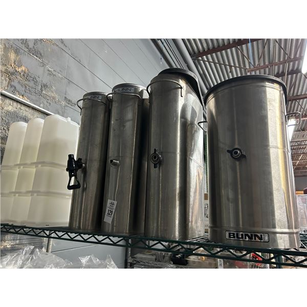Ice Tea Dispensers, Plastic Condiment Bins - Some Missing Spigots