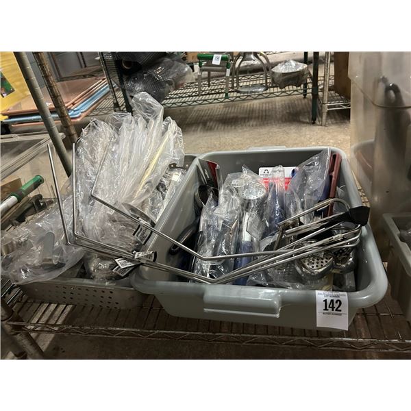 Bottom Shelf Bus Pan, Per Pan, Measuring Bin, Utensil Bin - Large Lot