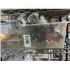 Image 1 : Cambro Insert Pans, Asst. Utensils, Supplies on Shelf