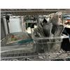 Image 3 : Cambro Insert Pans, Asst. Utensils, Supplies on Shelf