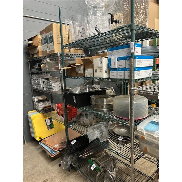 Metro Green Coated  5 Shelf Storage Rack