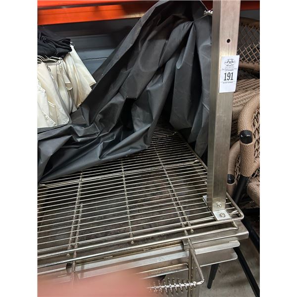 Backyard Pro Rolling Grilling Table w/Cover