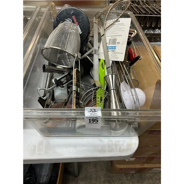 Large Cambro Full Utensils