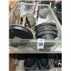 Image 1 : Large Cambro Bin w/Strainers, Fry Basket