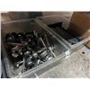 Image 1 : Bins 4 w/Sandwich Baskets, Fry Bins, Utensils, Tumblers, Cambro Bins