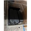 Image 5 : Bins 4 w/Sandwich Baskets, Fry Bins, Utensils, Tumblers, Cambro Bins
