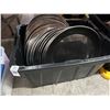 Image 1 : Large Tote w/Metal Chargers