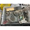 Image 2 : Large Cambro Bin w/Asst. Utensils, Supplies, Fry Baskets