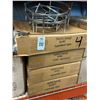 Image 1 : Salad Bowls Hammer Silver - 4 Boxes