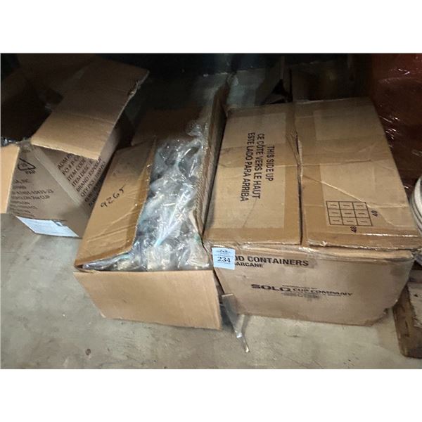 Event Cups, Lids, Food Containers - 3 Boxes