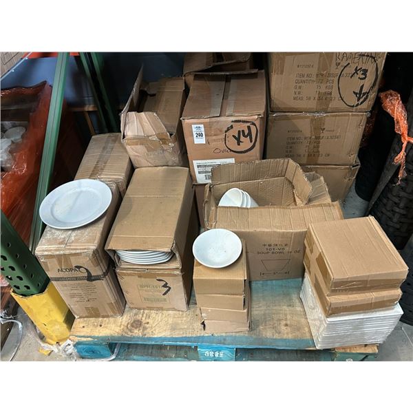 Pallet of Asst. Dishes, Bowls