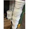 Image 1 : Food Grade Lidded White Buckets - 23