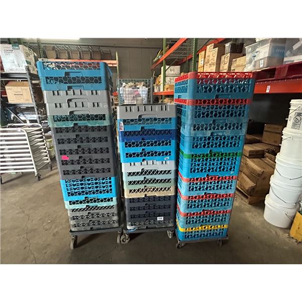 Dishwasher Racks 3 Stacks w/Dollies