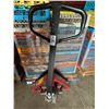 Image 1 : Red Pallet Jack - Handle Is Bent
