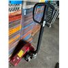 Image 2 : Red Pallet Jack - Handle Is Bent