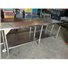 Image 1 : 3'  X  8'  Large Worktable w/Undershelf