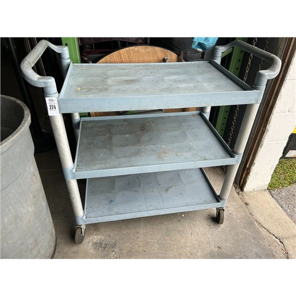 Rubbermaid 3 Shelf Storage Cart