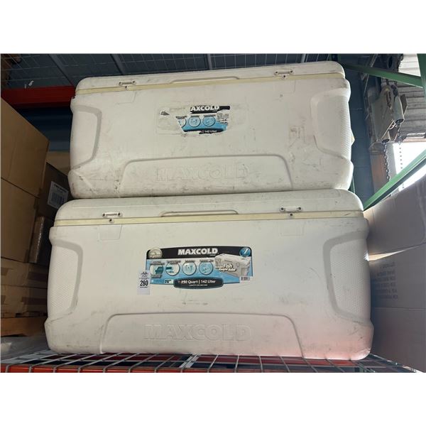 Igloo Max Cold White Large Coolers - Pair