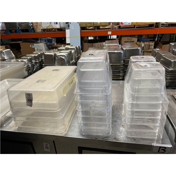 Asst. Size Cambro Insert Bins w/Lids