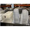 Image 1 : Asst. Size Cambro Insert Bins w/Lids
