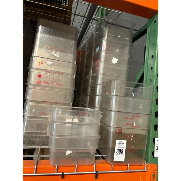 68- 4/8 Qt  Measuring Bins - 68 X $