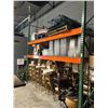 Image 1 : Single  12'  X  12'  Pallet Rack Section  4CBS  w/Waterfall Decks