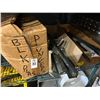 Image 1 : Lot of Squeeges, Handles, Mop Buckets - 2 Shelves
