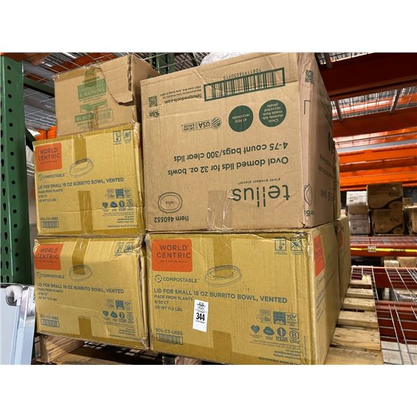 Pallet of Bowls, Paper Product