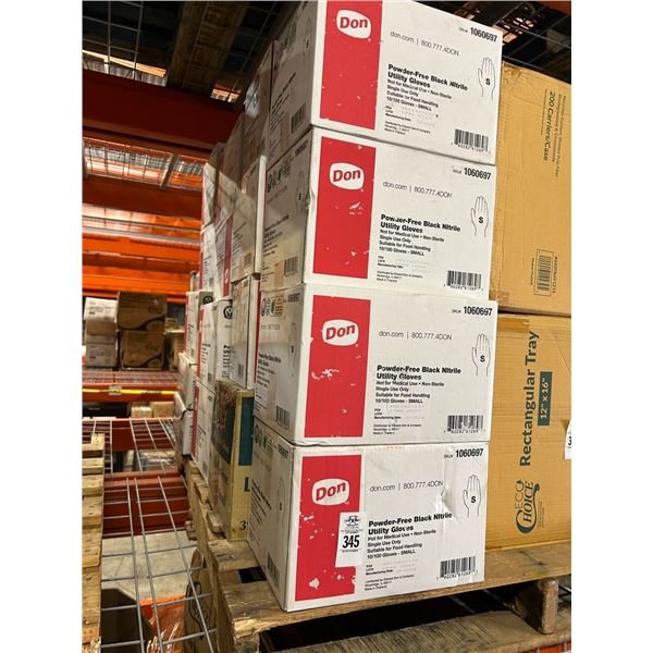 16-Disposable Utility Gloves Case - 16 X $
