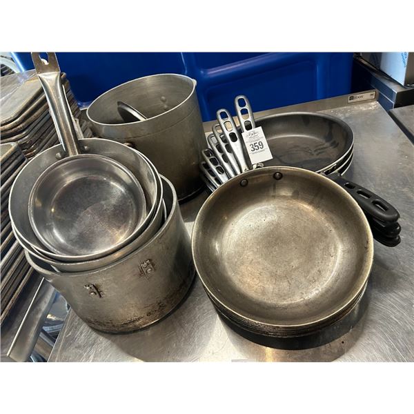 Asst. Fry Pans, Sauce Pans, Stock Pots