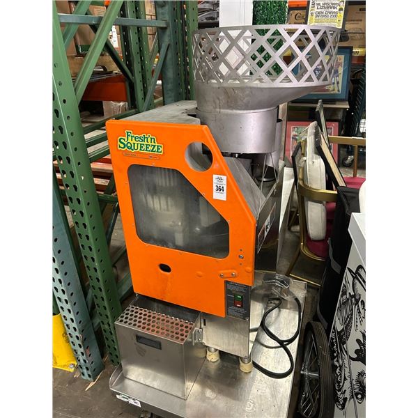 Fresh N Squeeze Citrus Juicer On Rolling Stand