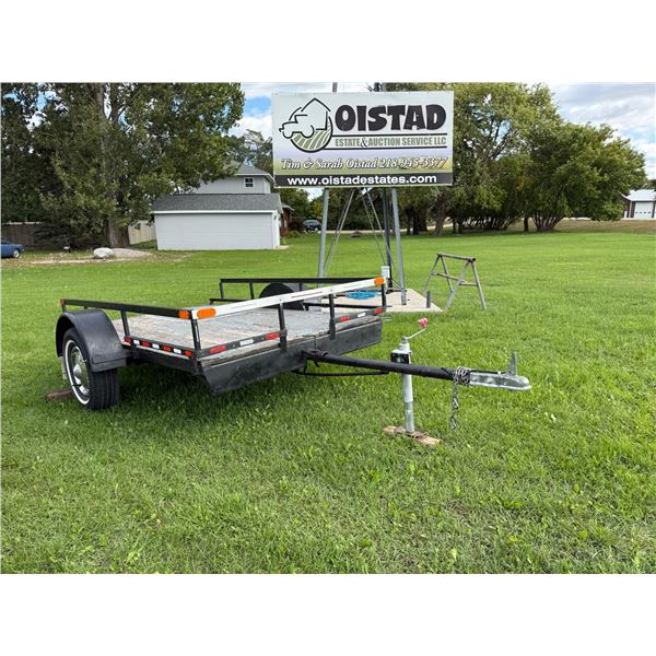 TILT BED TRAILER - 8-FT 9-IN BED - PULLS GREAT!