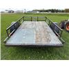 Image 20 : TILT BED TRAILER - 8-FT 9-IN BED - PULLS GREAT!