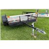Image 2 : TILT BED TRAILER - 8-FT 9-IN BED - PULLS GREAT!