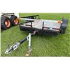 Image 3 : TILT BED TRAILER - 8-FT 9-IN BED - PULLS GREAT!