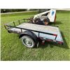 Image 6 : TILT BED TRAILER - 8-FT 9-IN BED - PULLS GREAT!