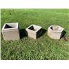 Image 1 : CONCRETE PLANTERS WITH AN EXPOSED AGGREGATE FINISH