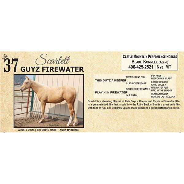 GUYZ FIREWATER