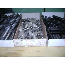 BOX OF LARGE DRILL BITS