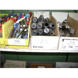 BOX OF DRILL BITS